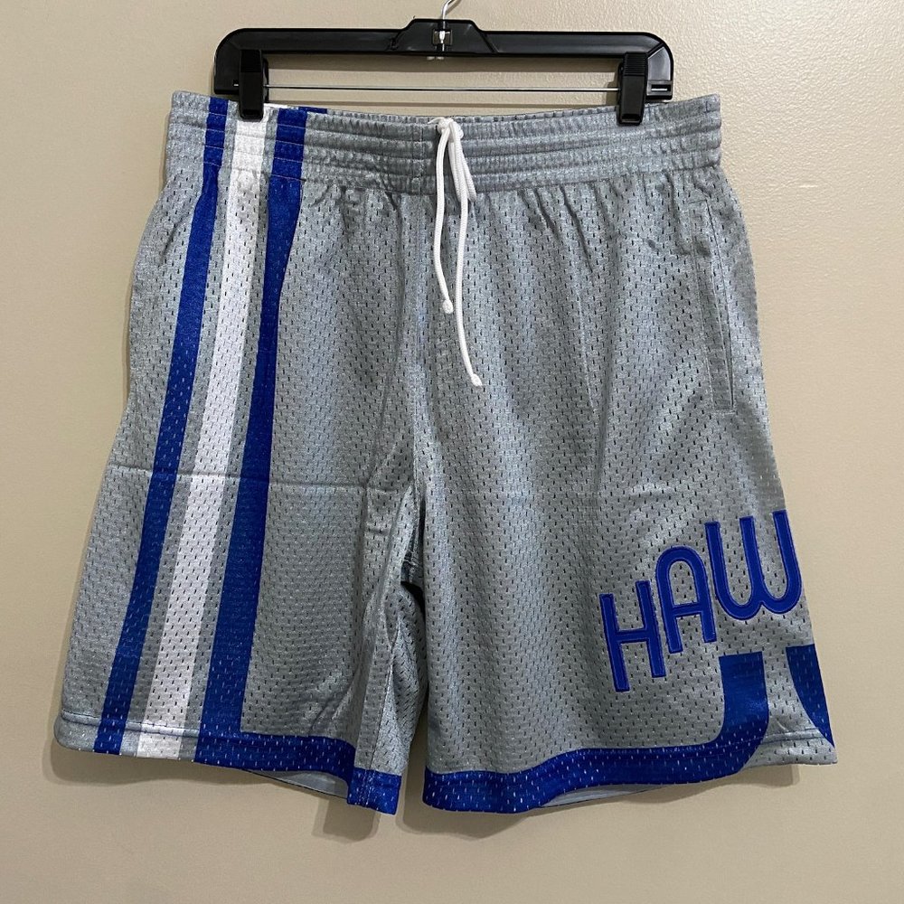 Mitchell & Ness NBA Atlanta Hawks 75th Authentic Silver Swingman Shorts Mens